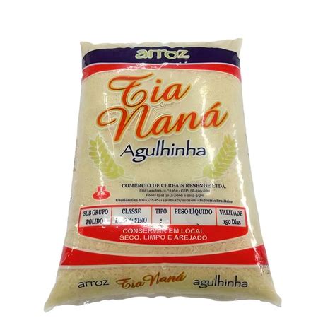 arroz tia nana|Arroz Branco Tia Nana Tipo1 1Kg 